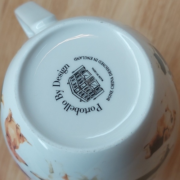 Portobello by Design Dog Coffee tea mug Oversized Euc "A Dogs Life" - Picture 3 of 5